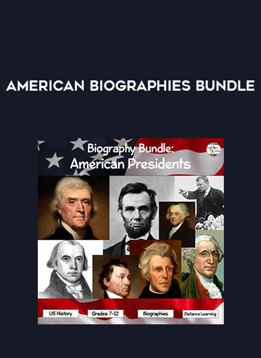 American Biographies Bundle courses available download now.