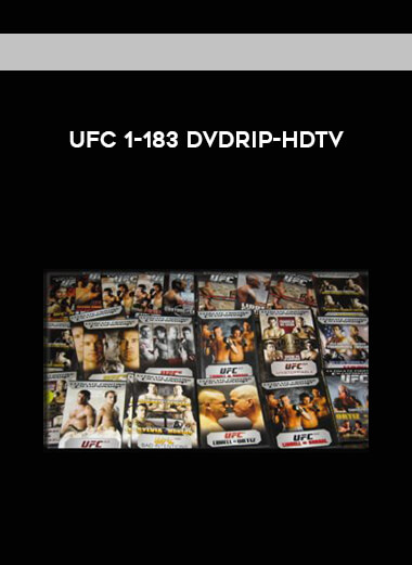 UFC 1-183 DVDRip-HDTV XviD courses available download now.