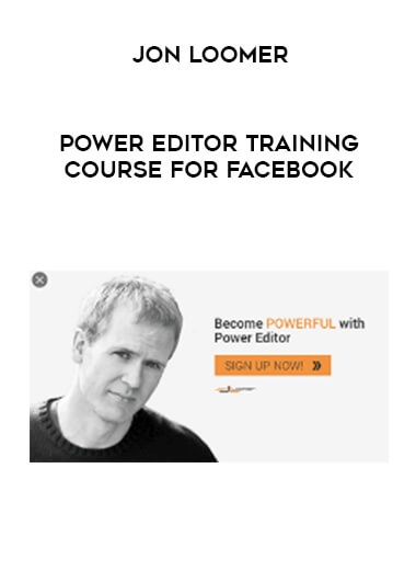 Jon Loomer - Power Editor Training Course for Facebook courses available download now.