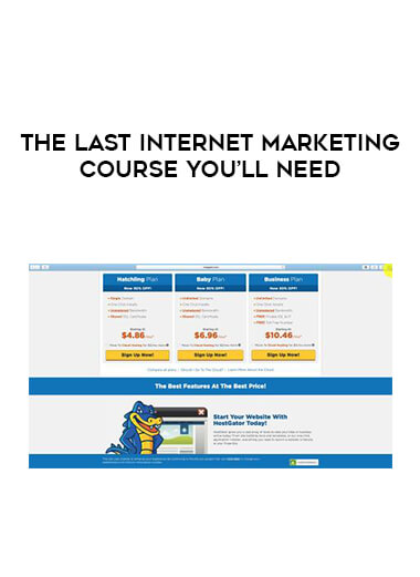 The Last Internet Marketing Course You’ll Need courses available download now.