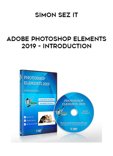 Simon Sez IT - Adobe Photoshop Elements 2019 - Introduction courses available download now.