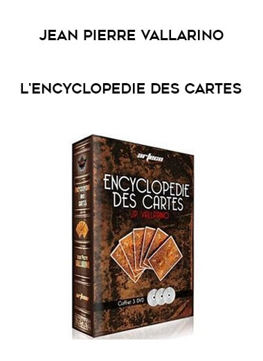 Jean Pierre Vallarino - L'Encyclopedie Des Cartes courses available download now.
