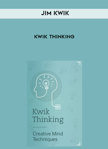 Jim Kwik – Kwik Thinking courses available download now.